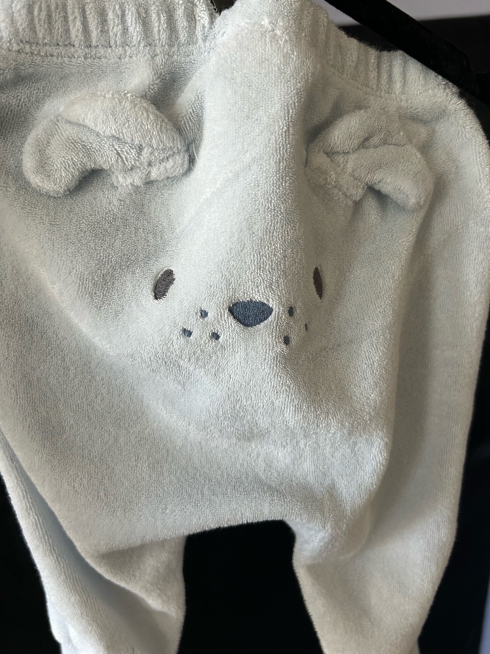 Carter's Light Blue Teddy Hooded Towel Set